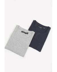Brave Soul - 2 Pack Crew Neck T-Shirts - Lyst