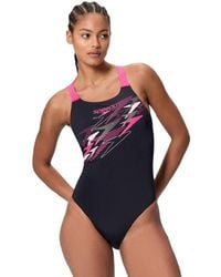 Speedo - Ladies Medley Logo One Piece Swimsuit - Lyst