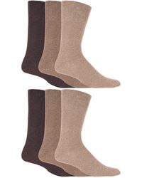 Gentle Grip - 6 Pair Multipack Diabetic Sock With Honey Comb Top And Hand Linked Toe Seams - Lyst