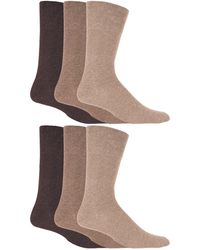 Gentle Grip - 6 Pair Multipack Diabetic Sock With Honey Comb Top And Hand Linked Toe Seams - Lyst