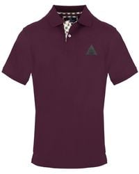 Aquascutum - Collared Neck Short Sleeve Polo Shirt - Lyst