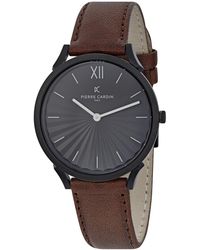 Pierre Cardin - Pigalle Plissée Watch Cpi.2007 Leather - Lyst