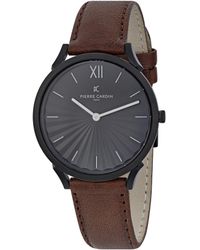 Pierre Cardin - Pigalle Plissée Watch Cpi.2007 Leather - Lyst