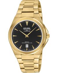 Gevril - Montauk 'S316L Stainless Steel Ipyg Case, Dial, 316L Bracelet Watch - Lyst