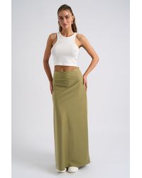 Urban Bliss - Satin Bias Cut Maxi Skirt - Lyst