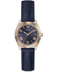 Guess - Mini Luna Watch Gw0761L2 Leather - Lyst