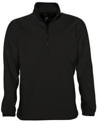 Sol's - Ness Zip Neck Anti-Pill Fleece Top - Lyst