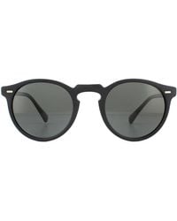 Oliver Peoples - Sunglasses Gregory Peck Ov5217S 1031P2 Semi Matte Crystal Midnight Express Polarised - Lyst