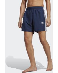 adidas Originals - Adicolor 3-Stripes Swim Shorts - Lyst