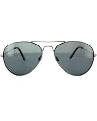 Polaroid - Aviator Ruthenium Polarized Sunglasses Metal (Archived) - Lyst
