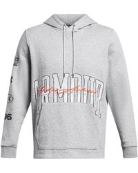 Under Armour - Ess Fleece Nov Hoody - Lyst