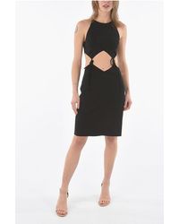 Bottega Veneta - Mini-jurk Met Uitsparingen En Veters In Zwart - Lyst