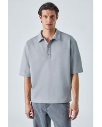 Grimelange - Oversized Polo Collar Button T-Shirt - Lyst