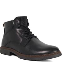 Dune - Simpson Leather Lace-Up Ankle Boots - Lyst