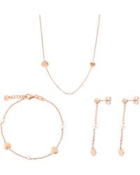 Orphelia - 'Nahara' 925 Sterling Set: Chain + Bracelet + Earrings - Lyst