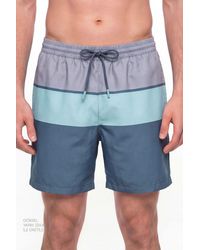 Penti - Mindful Colour Block Striped Swim Shorts - Lyst