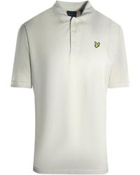 Lyle & Scott - Textured Tipped Light Mist Polo Shirt - Lyst