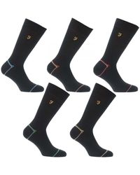 Farah - Aroda 5 Pack Dress Socks - Lyst