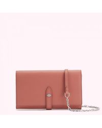 Lulu Guinness - Agate Textured Leather Rudy Clutch Bag - Lyst