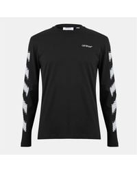 Off-White c/o Virgil Abloh - Diag Skate Diagonal Graphic Long Sleeve T-Shirt - Lyst