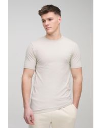 BoohooMAN - Tall Basic Muscle Fit T-shirt - Lyst