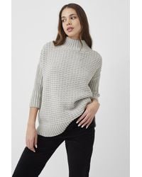 French Connection - Ribbed Knit Oversized Jumper - Lyst
