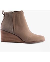 TOMS - Clare Boots Natural - Lyst