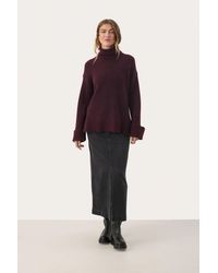 Part Two - Pullover Loose Fit Wine - Lyst