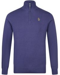 Luke 1977 - Pretender Funnel Neck Knitted Jumper - Lyst