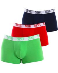 DIESEL - Pack-3 Cotton Stretch Boxers 00Sab2-0Sfac - Lyst