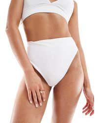 ASOS - Maya High Leg Waist Bikini Bottom - Lyst