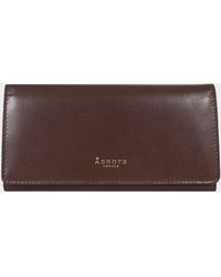 Assots London - 'Claire' Real Polished Vt Vintage Leather Flap Over Purse - Lyst