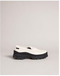 Ted Baker - Breyell Leather Chunky Sole Loafer - Lyst