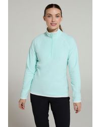 Mountain Warehouse - 'Montana' Microfleece Jacket Half Zip Breathable Quick Dry Sweater - Lyst