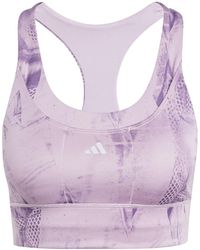 adidas - Ms Pkt Aop Low Impact Sports Bra - Lyst