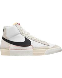 Nike - Blazer Mid Pro Club Sneakers Textile - Lyst