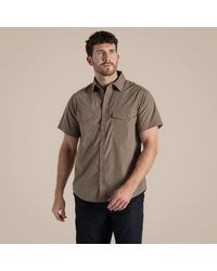 Craghoppers - Expert Kiwi Short-Sleeved Shirt (Pebble) - Lyst