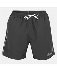 BOSS - Solid Patterned Starfish Swim Short - Lyst