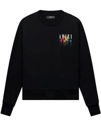Amiri - Ma Drip Collage-logo Zwart Sweatshirt - Lyst