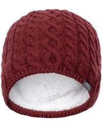 Trespass - Ladies Kendra Beanie Hat (Dark Cherry) - Lyst