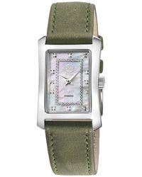 Gv2 - Luino Diamond Swiss Quartz Mop Dial, Genuine Italian Leather Watch - Lyst