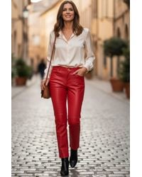 Infinity Leather - Lamb 501 Biker Jeans - Lyst