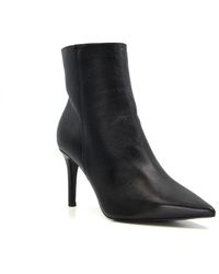 Dune - Ladies Oliyah Stiletto-Heel Leather Ankle Boots - Lyst
