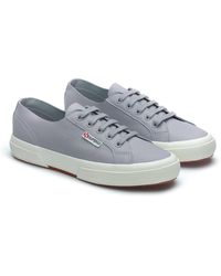 Superga - Ladies 2750 Nappa Leather Trainers (Light/Avorio) - Lyst