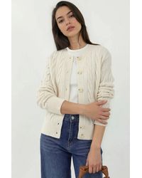 Hiccup - Hair Braid Buttoned Cardigan - Lyst