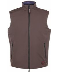 Museum - Plaid Patterned Full Zipper Zipped Pocket Waist Coat - Lyst