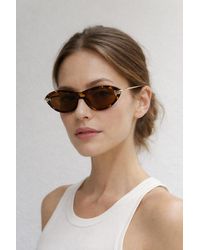 SVNX - Bold Oval Angular Sunglasses - Lyst