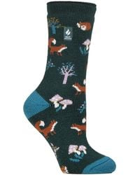 Heat Holders - Ladies Thermal Lite Patterned Socks For Winter - Lyst