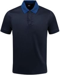 BOSS - H-Phillipson 117 Polo Shirt Dark - Lyst