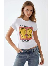 Hiccup - Slim Fit Printed Crew Neck T-Shirt - Lyst